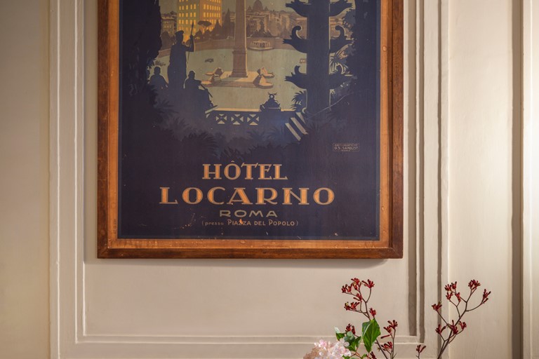 Hotel Locarno Roma – Original Manifesto by Anselmo Ballester