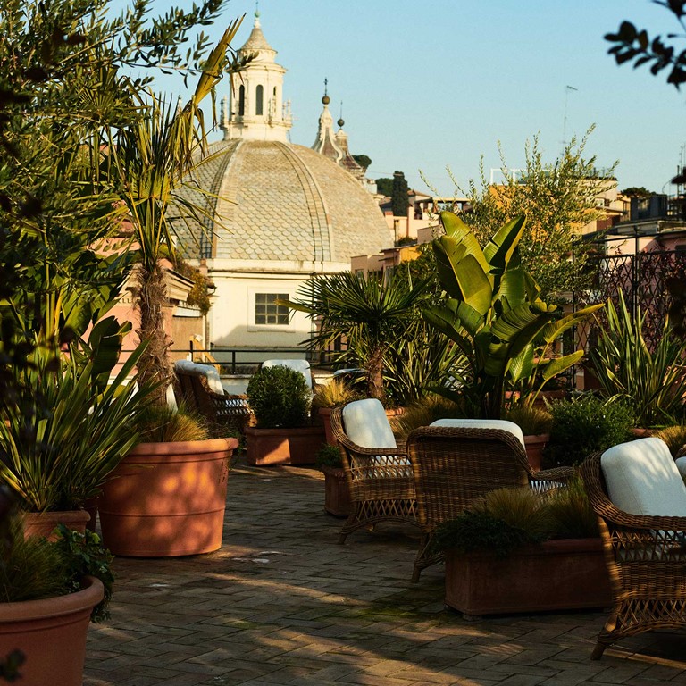 Hotel Locarno Roma Anteprima Rooftop 