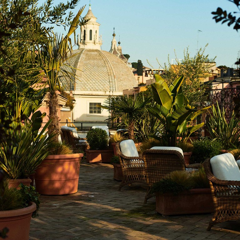 Hotel Locarno Roma Anteprima Rooftop